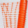 orange construction barrier fence safety net